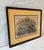 Yellow Framed Hand Colored 19th Century Lithograph Titled "State of Delaware" For Sale - Image 8 of 12