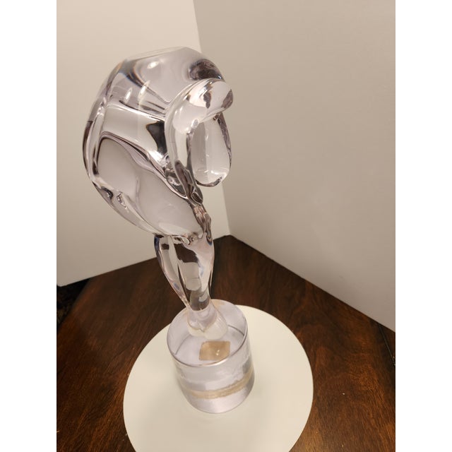 Elegant Renato Anatra Modernist Crystal Torso Sculpture – Arte ’80 Murano For Sale In Dallas - Image 6 of 10