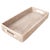 Boho Chic Artifacts Rattan Rectangular Tray with Rounded Corners For Sale - Image 3 of 5