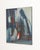 1960s France Blue Composition Painting For Sale - Image 14 of 15