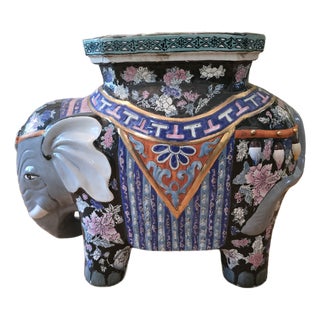 Mid Century Modern Hollywood Glamour Chinese Elephant For Sale