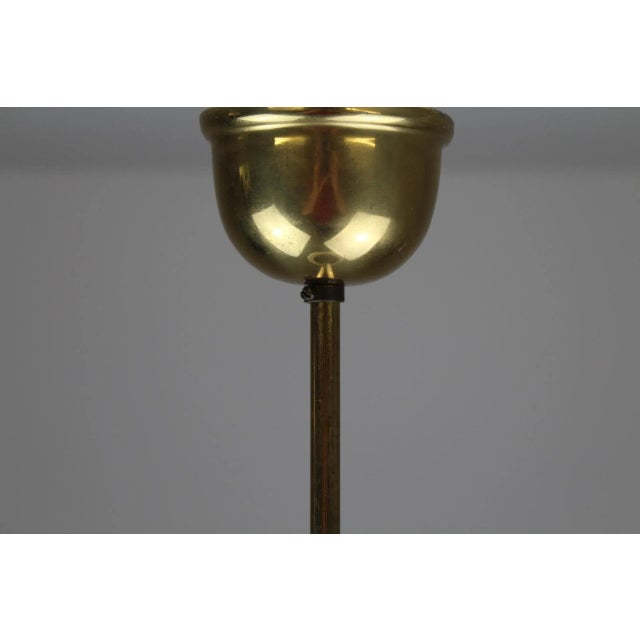 Mid-Century Modern Opaline Glass Pendant Lamp from Rupert Nikoll, 1950s For Sale - Image 3 of 9