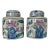 Vintage Ginger or Tea Jar With Lid/Set of 2 For Sale