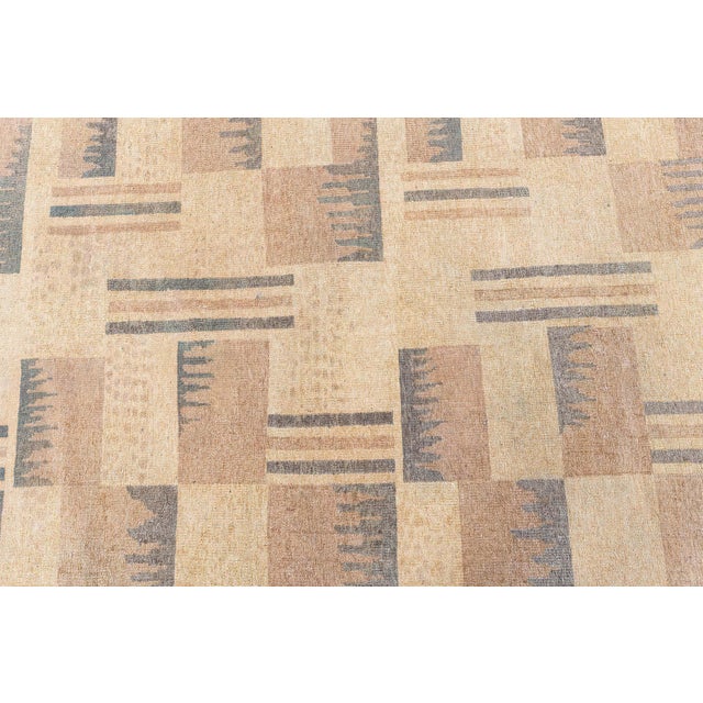 Mid 20th Century Vintage French Art Deco Wool Rug Doris Leslie Blau For Sale - Image 5 of 9