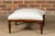 French Turn of the Century Ottoman with Giltwood Rosettes and Upholstery, 1900s For Sale - Image 10 of 12