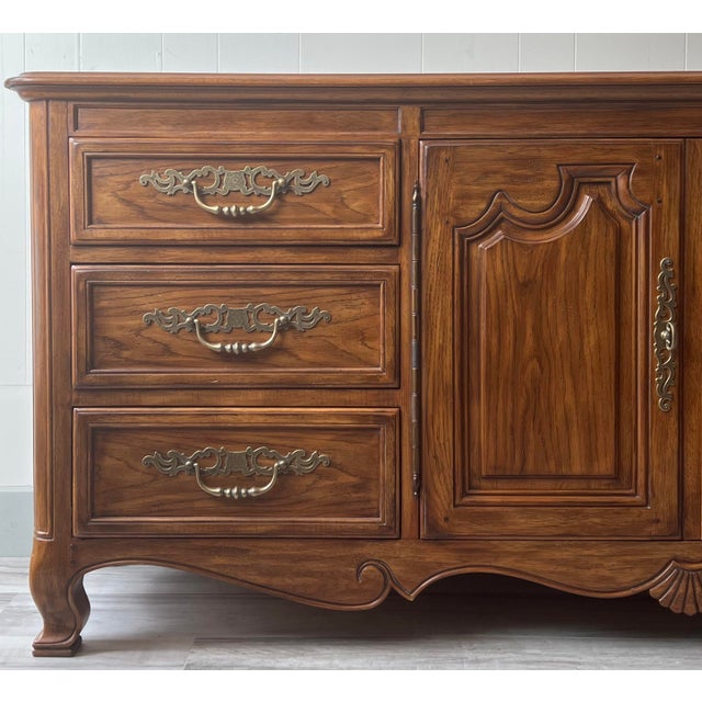 1980s Drexel Country French South of France Dresser Chairish