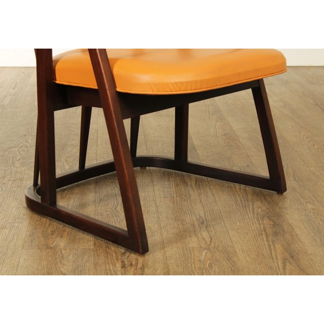 Mid Century Modern Edward Wormley for Dunbar Mahogany Armchairs - A Pair For Sale - Image 11 of 13