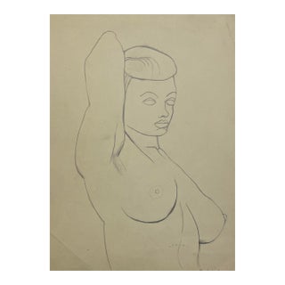 1950s modernFemle Nude by Weber For Sale