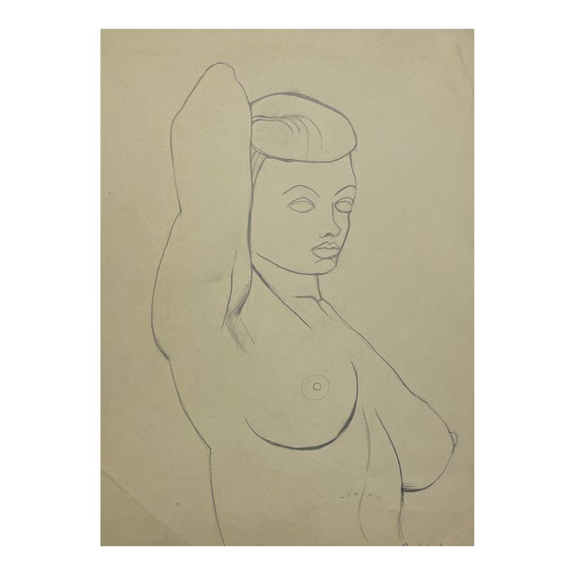 1950s modernFemle Nude by Weber For Sale