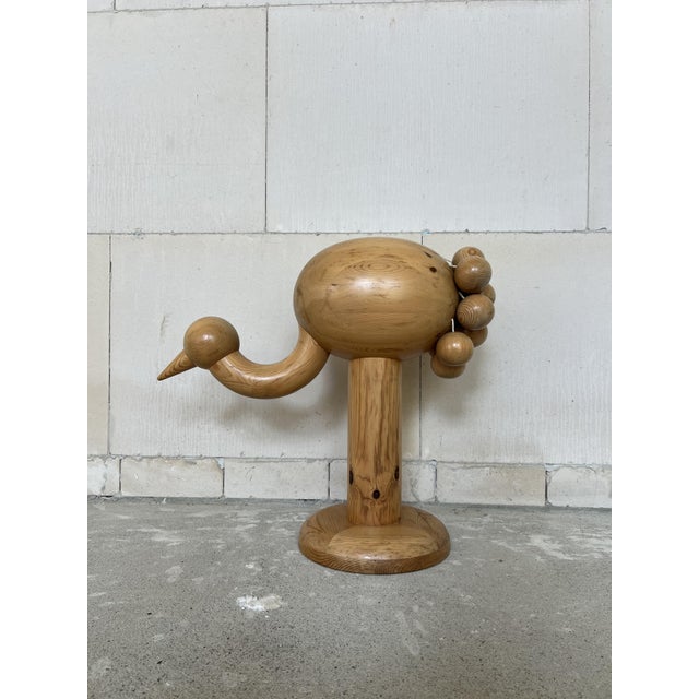 Large Wooden Ostrich from Kaija Aarikka, 1970s For Sale - Image 11 of 12