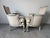 Pair of Vintage Hollywood Regency French Louis XV-Style Painted & Gilt Bergère Lounge Armchairs For Sale In Miami - Image 6 of 12