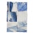 Antique Set of Six Baroque Portuguese Tiles, 18th Century Blue & White Scenic and Botanical Motifs For Sale