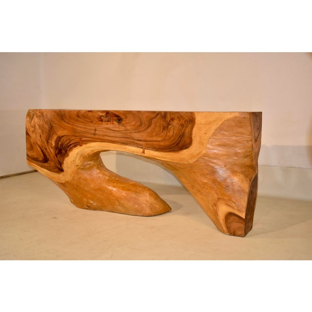 Raintree Wood Console or Entry Table For Sale - Image 4 of 13