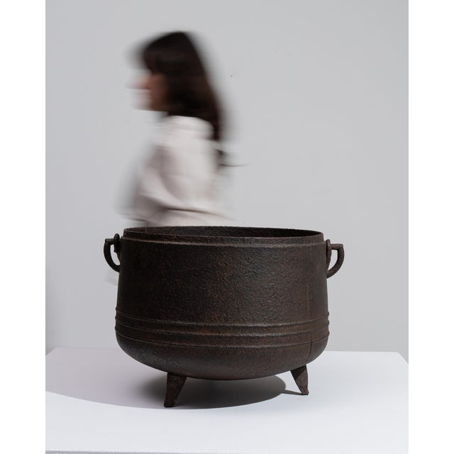 Mid 20th Century France Charcoal Iron Serving Piece For Sale - Image 11 of 15