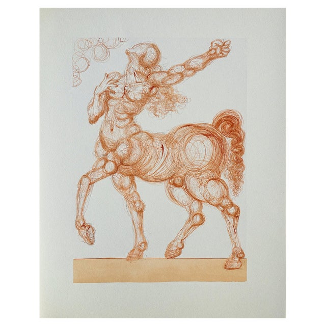 Salvador Dali, The Centaur, Original Engraving For Sale