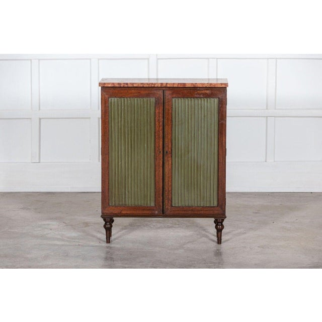 Early 19th Century 19th Century English Regency Pine Cabinet For Sale - Image 5 of 14