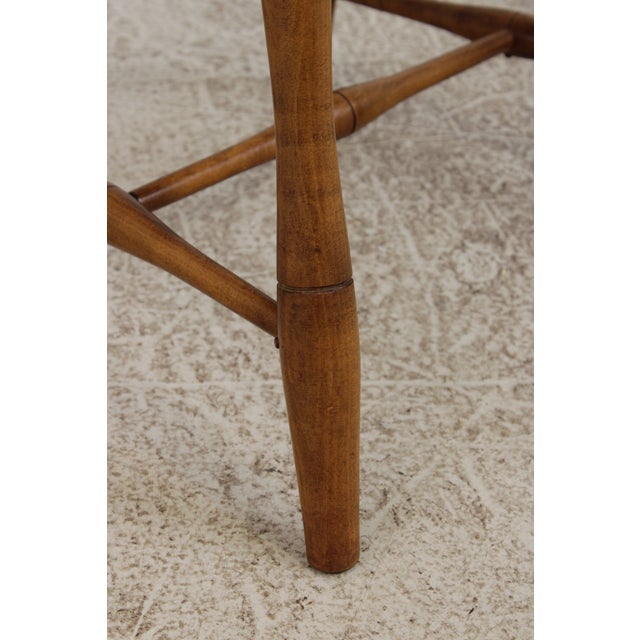 Stickley Cherry Windsor Style Spindle Back Armchair For Sale - Image 13 of 16