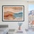 Layered mineral formations flow across the surface like an ancient geological landscape, combining warm terracotta, sand,...
