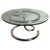 Anaconda Coffee Table in Glass and Chromed Steel attributed to Paul Tuttle for Strassle, 1970s For Sale - Image 10 of 10