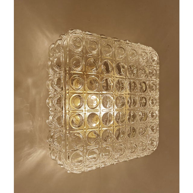 Large Vintage Bubble Glass Wall Light from Erco, 1970s For Sale - Image 11 of 14