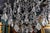 Early 20th Century Pair of French Rock Crystal and Glass Chandeliers For Sale - Image 10 of 12