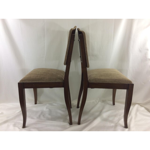 Art Deco French Art Deco Chairs - A Pair For Sale - Image 3 of 6