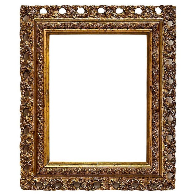 Ornament Gold Wood Frame, 1930s For Sale - Image 11 of 11
