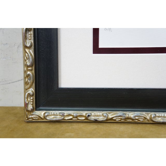 2004 Alex Perez 'Landscape in Provence' Colored Serigraph Print Signed Coa For Sale - Image 6 of 12