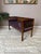 Purple 1950s Vintage Mid-Century Modern Tufted Cane Back Bench For Sale - Image 8 of 11