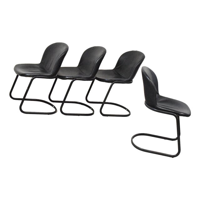Dining Chairs by Gastone Rinaldi for Thema, 1970s, Set of 4 For Sale