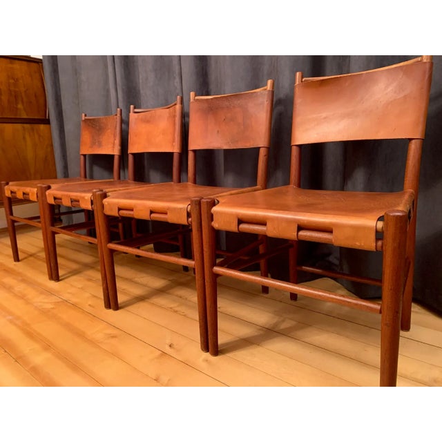 Brown Danish Chairs, 1960s, Set of 4 For Sale - Image 8 of 18