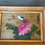 1970’s Asian style bird perched on flowering branch painting on bamboo. Measures 10x7 or 12x9 framed. Check out my shop...