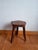 Wood Brutalist Stool in Wood, 1960s For Sale - Image 7 of 11