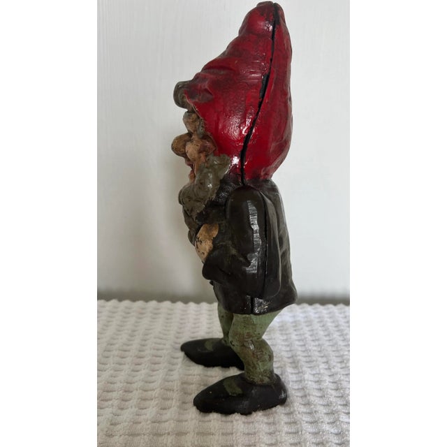 Late 20th Century Cast Iron Gnome For Sale In Chicago - Image 6 of 8
