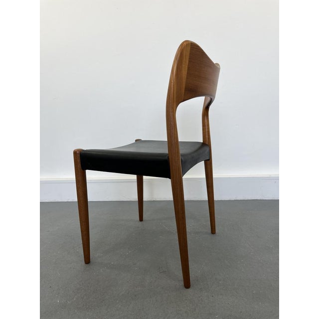 Model 71 Dining Chairs in Teak by Niels O Møller for J.L. Møllers, 1950s, Set of 6 For Sale - Image 16 of 18