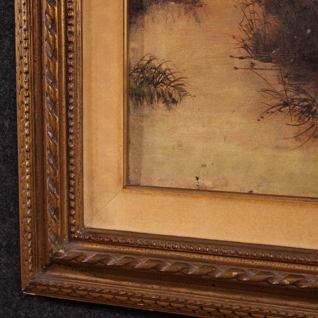 Marko, Italian Landscape, 1880, Oil on Canvas For Sale - Image 12 of 13