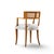Mid 20th Century Michael Taylor for Baker Klismos Mid Century Cane Armed Dining Chair For Sale - Image 5 of 9