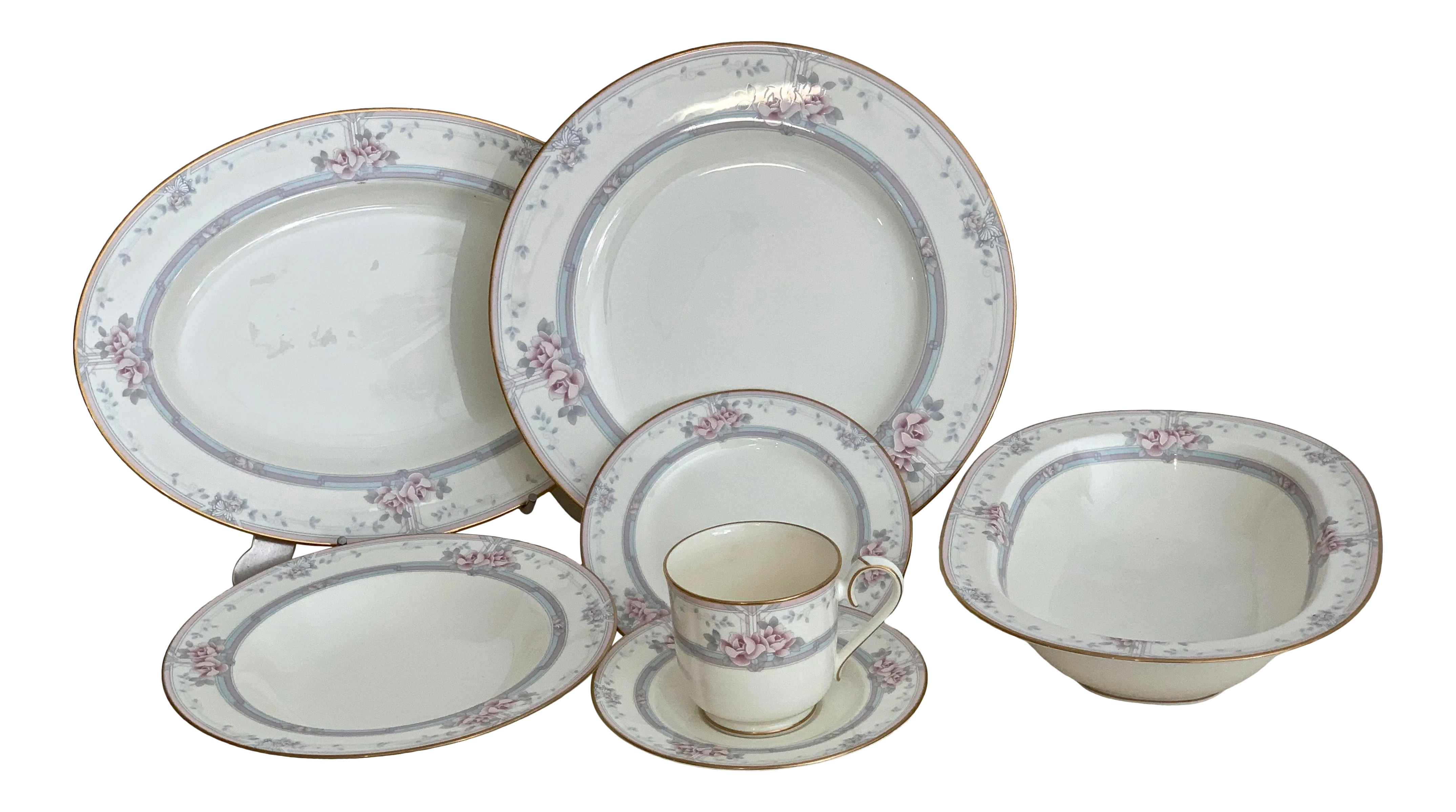 Vintage Noritake Bone China Service for Six Dinnerware - 48 Piece