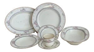 Vintage Noritake Bone China Service for Six Dinnerware - 48 Piece Set