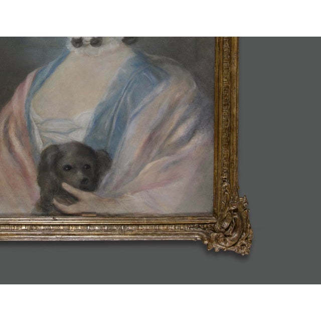 After Jean-Baptiste Perronneau, Portrait Composition, Late 18th Century, Pastel on Paper, Framed For Sale - Image 5 of 13