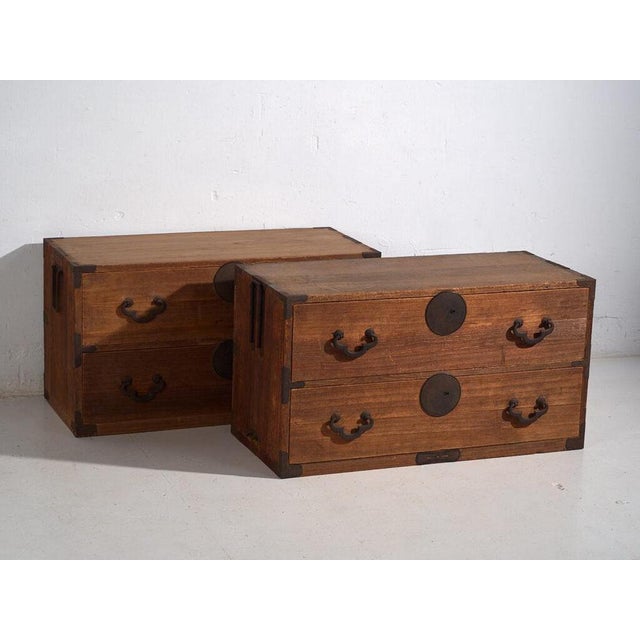 Antique Japanese Tansu Cabinet For Sale - Image 10 of 12