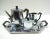 Model Ottagonale Coffee or Tea Service from Alessi, 1940s, Set of 4 For Sale - Image 3 of 3