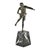 Edouard Drouot, Art Deco Sculpture of Dancing Satyr with Flutes, 1920, Bronze on Marble Base For Sale - Image 10 of 10