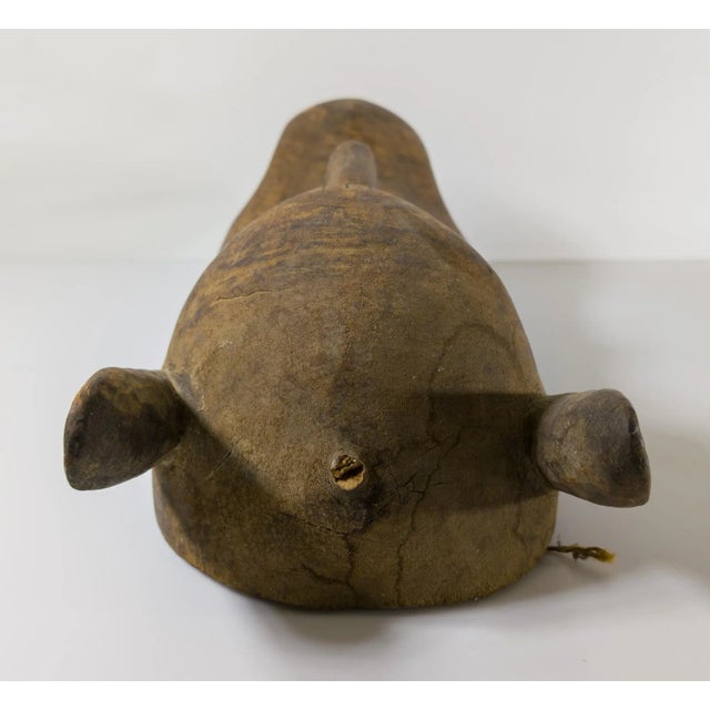 Wood 20th Century African Bamana Kore Decorative Tribal Mask, Mali For Sale - Image 7 of 12