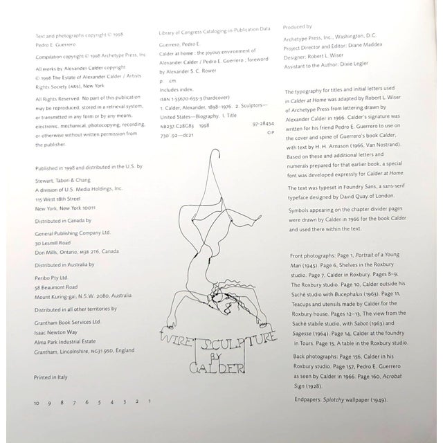 1990s Calder at Home: The Joyous Environment of Alexander Calder by Pedro E Guerrero For Sale - Image 11 of 11