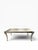 Traditional Ferguson Copeland Silver Leaf Coffee Table With Curved Sabre Legs For Sale - Image 3 of 15