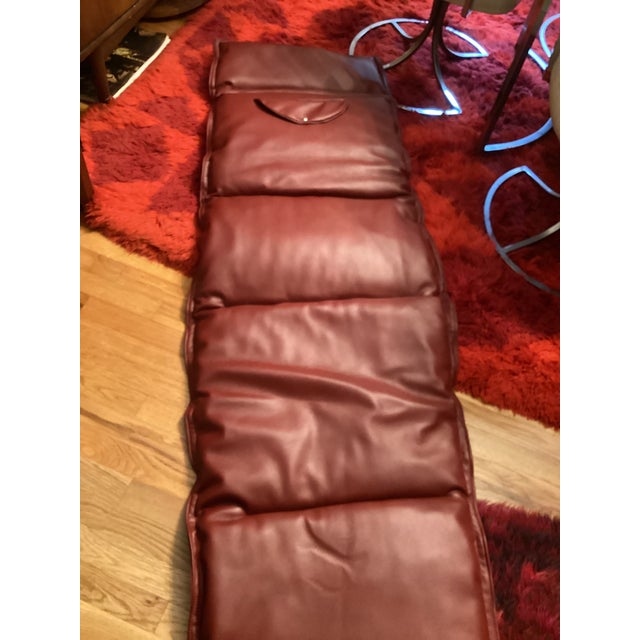 Mid Century Ingmar Relling for Westnofa Bentwood Rocking Chaise Lounge With Reversible Cushion For Sale - Image 13 of 16