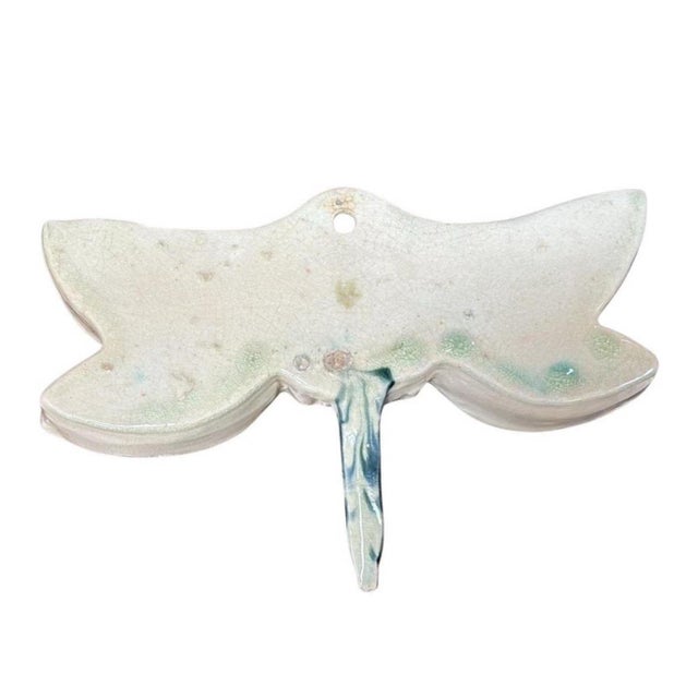 1900 - 1909 Majolica Dragonfly Wall Pocket Fives Lille, Circa 1900 For Sale - Image 5 of 5