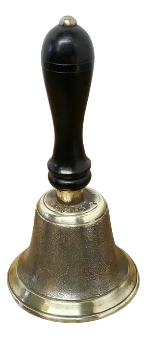 British Military Issue Brass Handbell, 1940s
