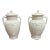 Late 20th Century Global Views Ginger Jars in Cream a Pair For Sale